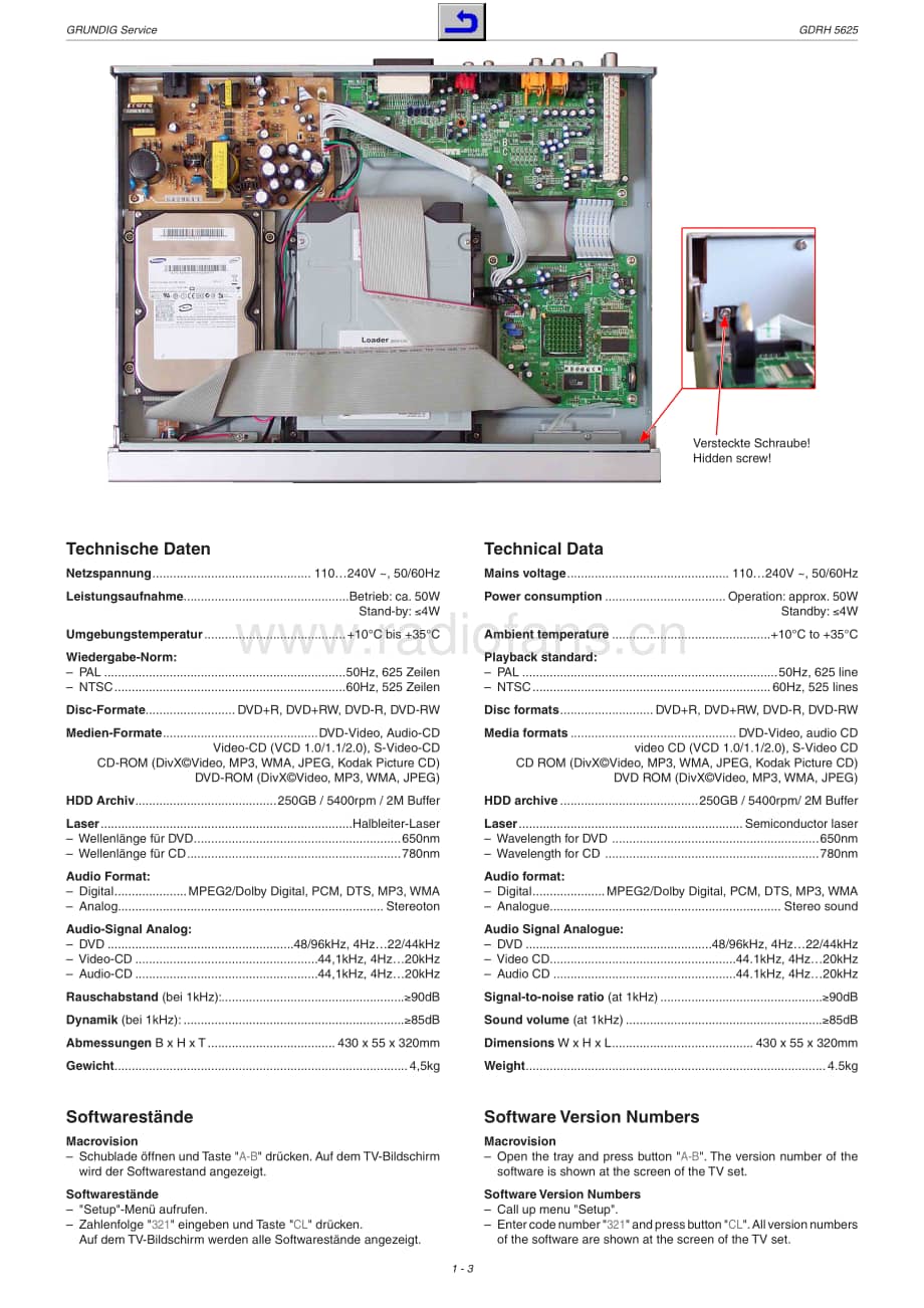 GrundigGDRH5625 维修电路图、原理图.pdf_第3页