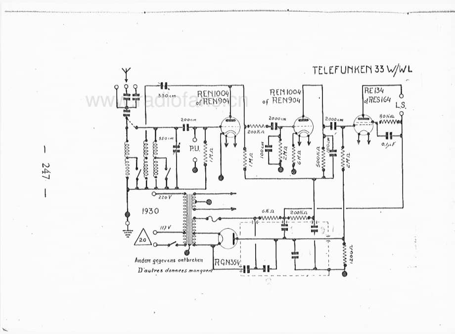 Telefunken33W维修电路图、原理图.pdf_第1页