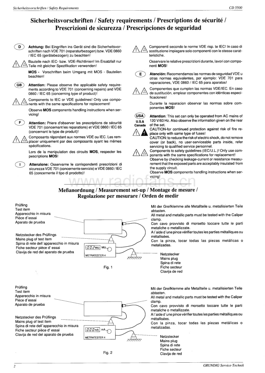 GrundigCD5500ServiceManual(1) 维修电路图、原理图.pdf_第2页
