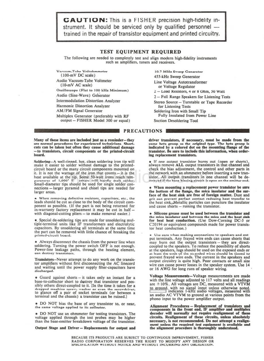FisherALLEGRO11RServiceManual 电路原理图.pdf_第2页