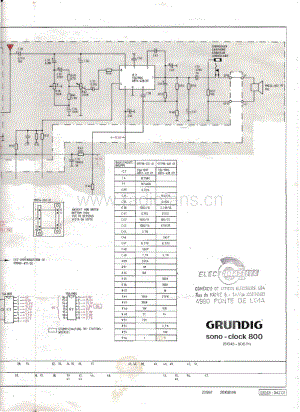 GrundigSonoclock800 维修电路图、原理图.pdf