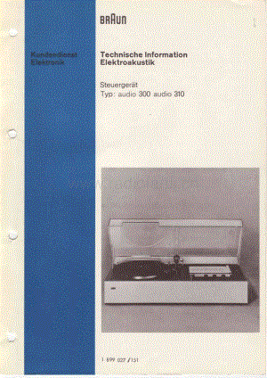 BraunAudio300ServiceManual电路原理图.pdf