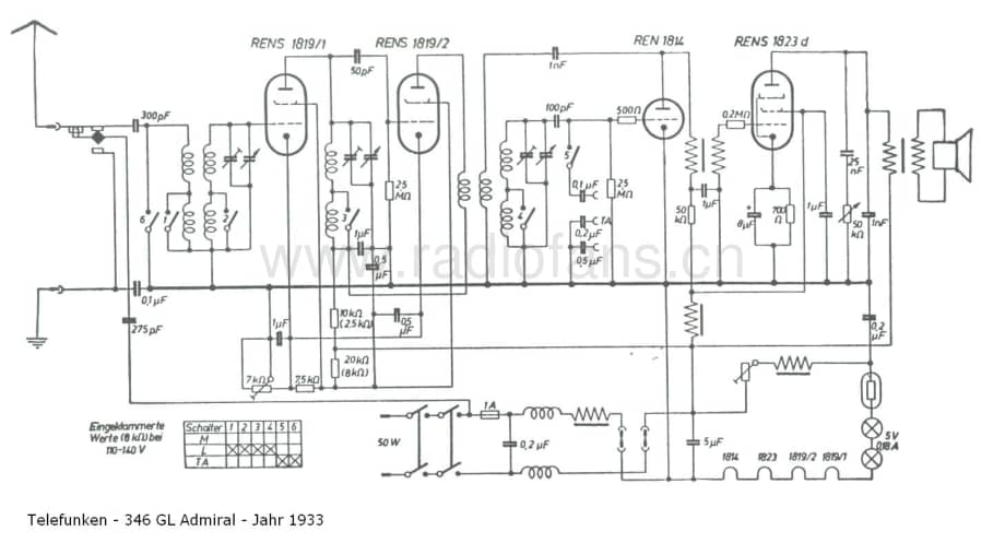 Telefunken346GL维修电路图、原理图.pdf_第1页