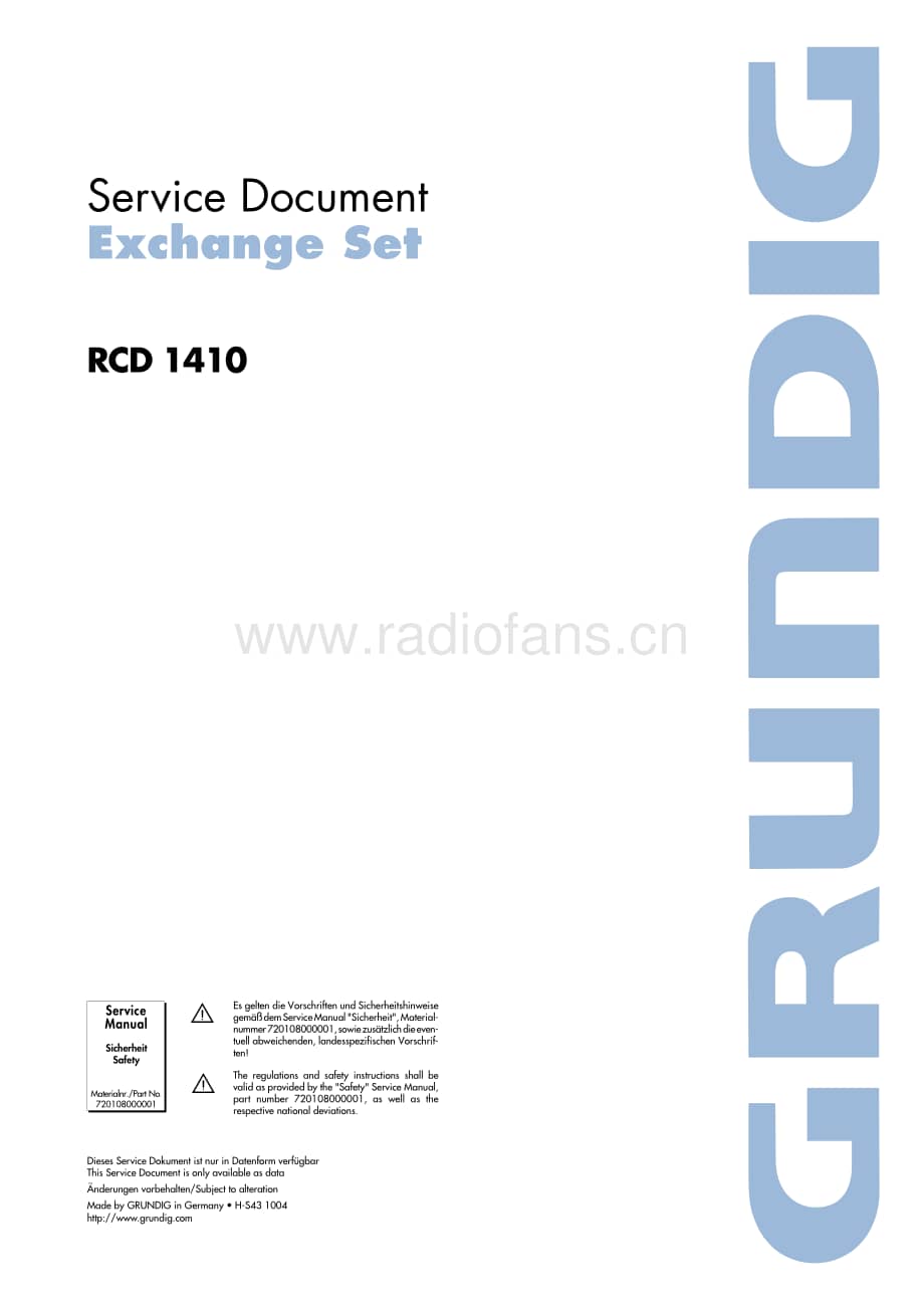GrundigRCD1410 维修电路图、原理图.pdf_第1页