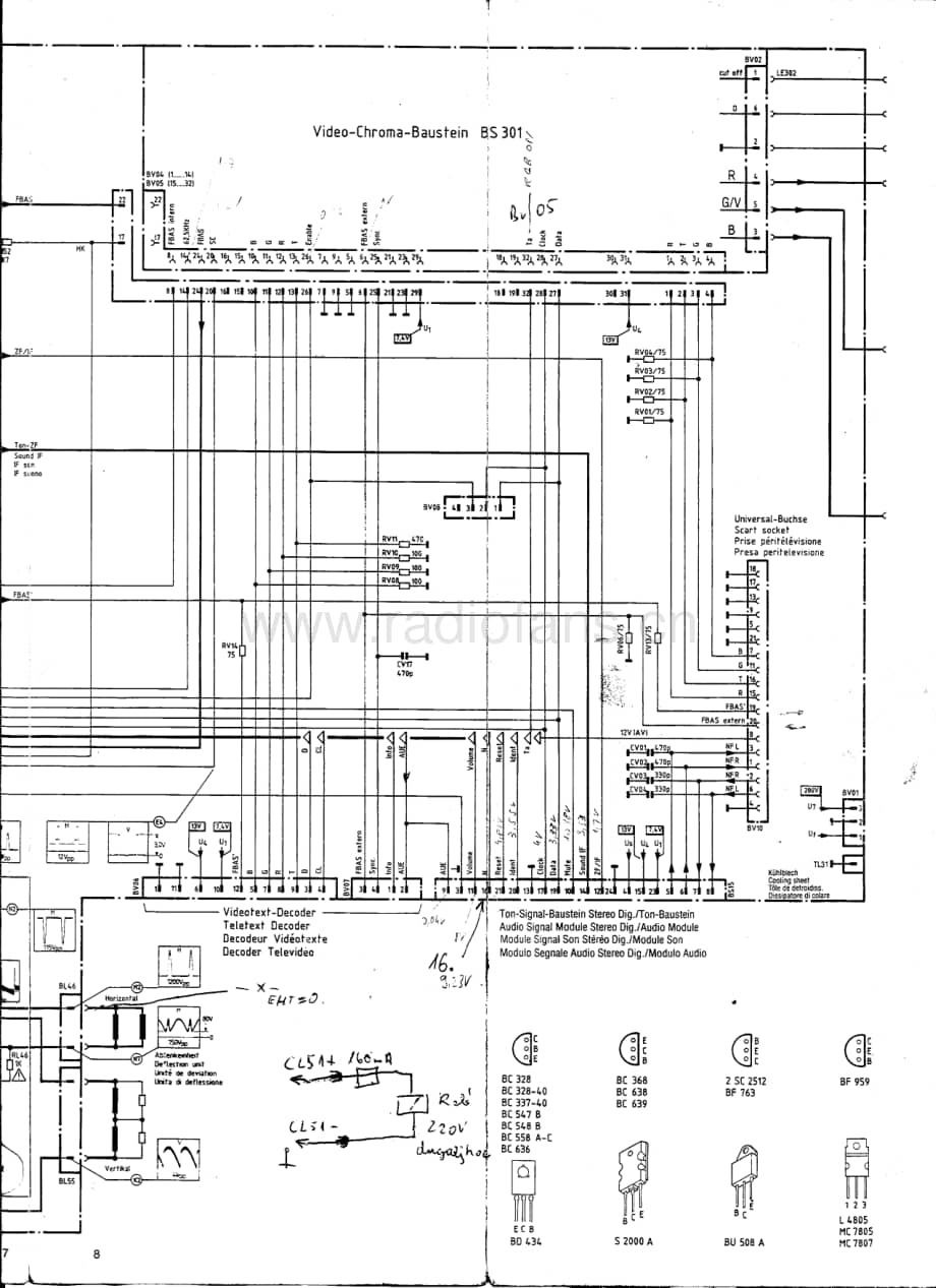 TelefunkenA540617Schematic(1)电路原理图维修电路图、原理图.pdf_第3页