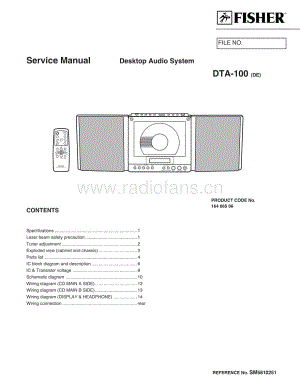 FisherDTA100ServiceManual 电路原理图.pdf
