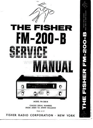 FisherFM200BServiceManual3000149999电路原理图 维修电路图 原理图.pdf