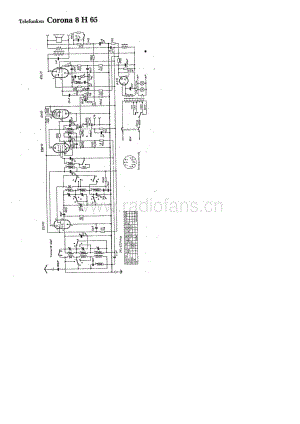 TelefunkenCorona8H65维修电路图、原理图.pdf