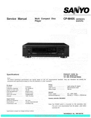 Sanyo_CPM405_sch 电路图 维修原理图.pdf