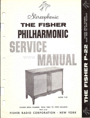 FisherPHILHARMONICP22ServiceManual 电路原理图.pdf