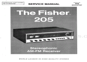 Fisher205ServiceManual 电路原理图.pdf