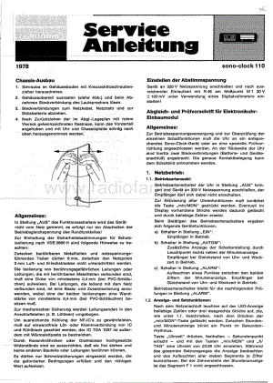 GrundigSonoclock110 维修电路图、原理图.pdf