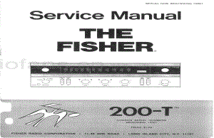 Fisher200TServiceManual 电路原理图.pdf