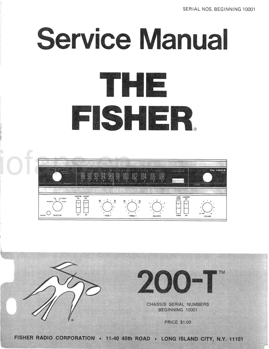 Fisher200TServiceManual 电路原理图.pdf_第1页