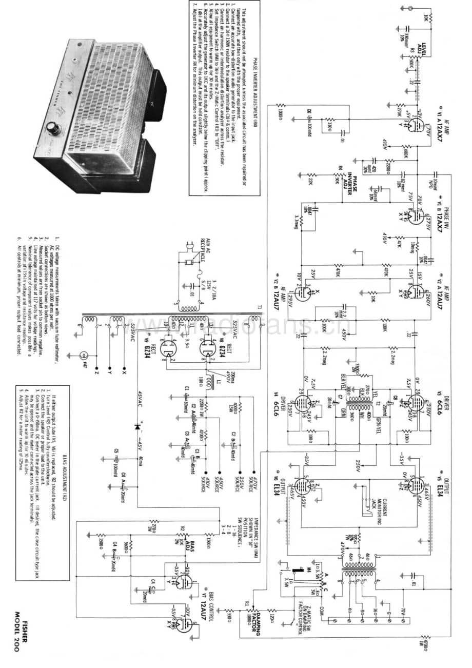 Fisher200Schematic电路原理图 维修电路图 原理图.pdf_第1页