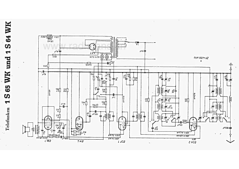 Telefunken1S64WK维修电路图、原理图.pdf_第1页