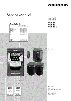 GrundigUMS11UMS12UMS12SServiceManual(2) 维修电路图、原理图.pdf