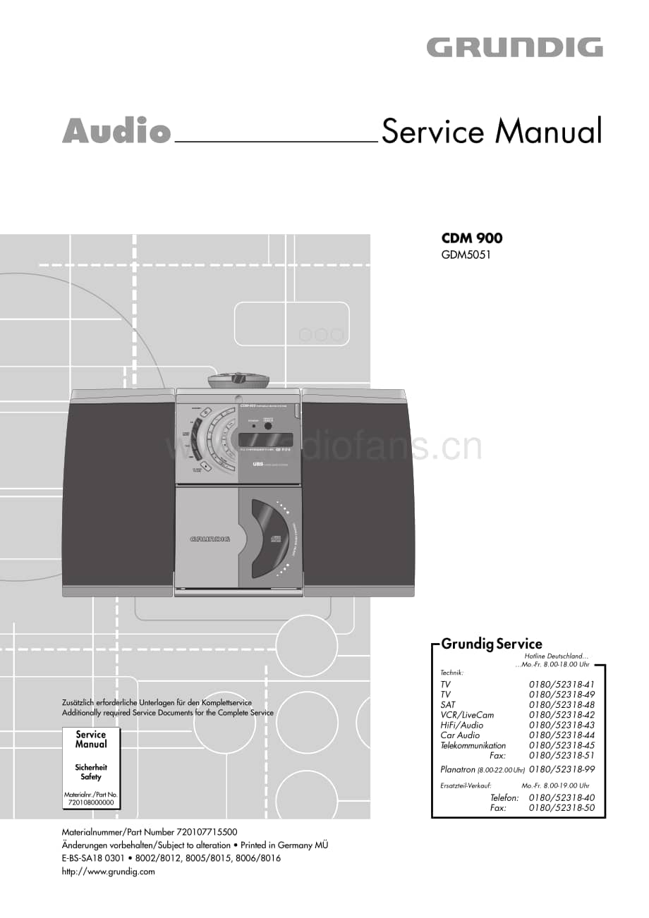 GrundigCDM900 维修电路图、原理图.pdf_第1页