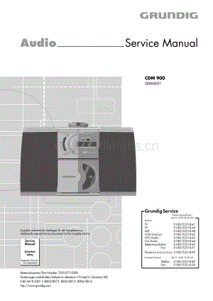 GrundigCDM900 维修电路图、原理图.pdf