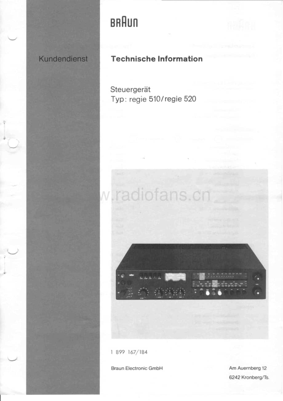 BraunRegie510ServiceManual电路原理图.pdf_第1页
