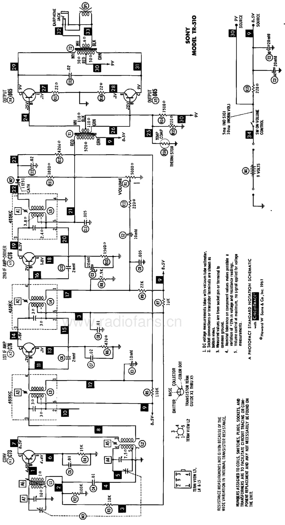 Sony_TR-510 电路图 维修原理图.pdf_第2页