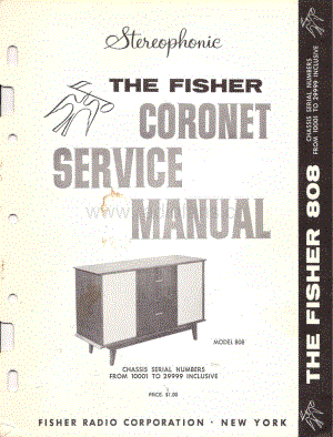 FisherCORONET808ServiceManual 电路原理图.pdf