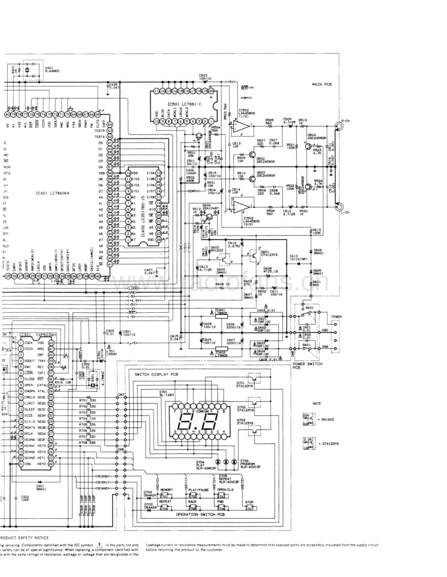 FisherAD829Schematic电路原理图 维修电路图 原理图.pdf_第3页