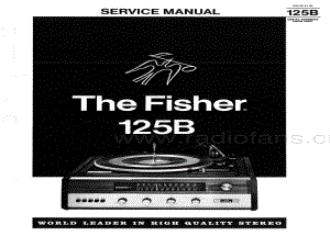 Fisher125BServiceManual 电路原理图.pdf