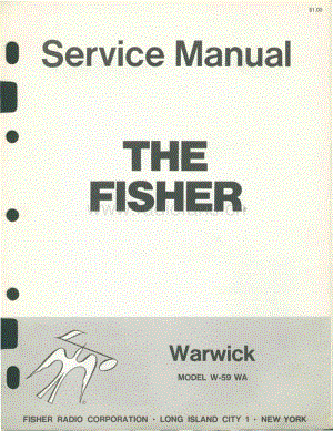 FisherWARWICKW59WAServiceManual 电路原理图.pdf