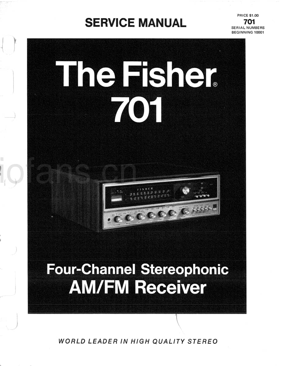 Fisher701ServiceManual 电路原理图.pdf_第1页