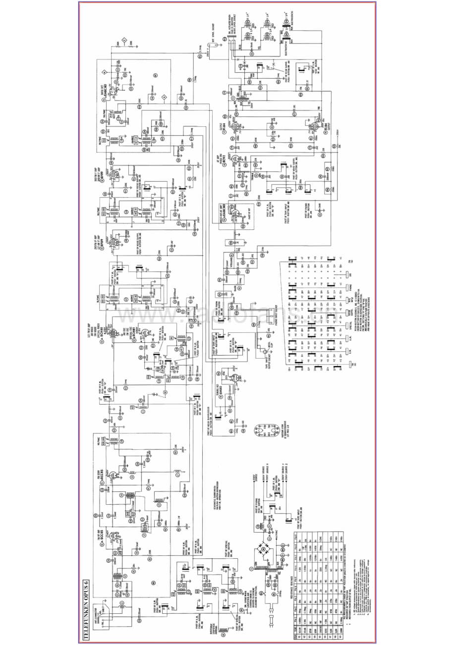 TelefunkenOpus6维修电路图、原理图.pdf_第1页