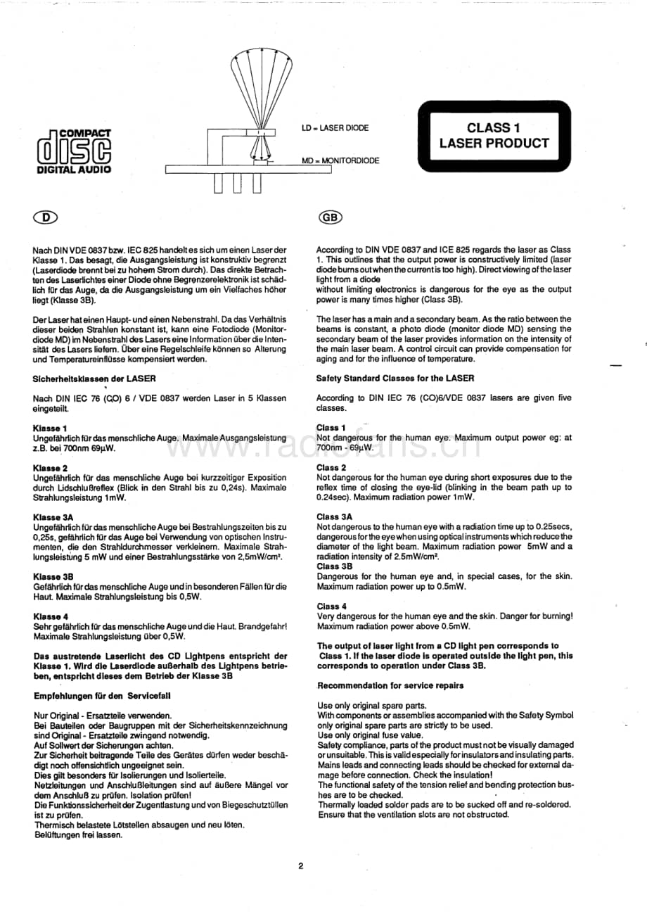 GrundigCD9009 维修电路图、原理图.pdf_第2页