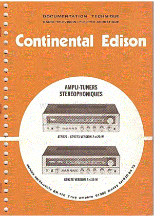 ContinentalEdisonAT9727 维修电路图 原理图.pdf