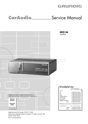 GrundigMCD46 维修电路图、原理图.pdf