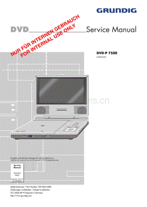 GrundigDVDP7500 维修电路图、原理图.pdf