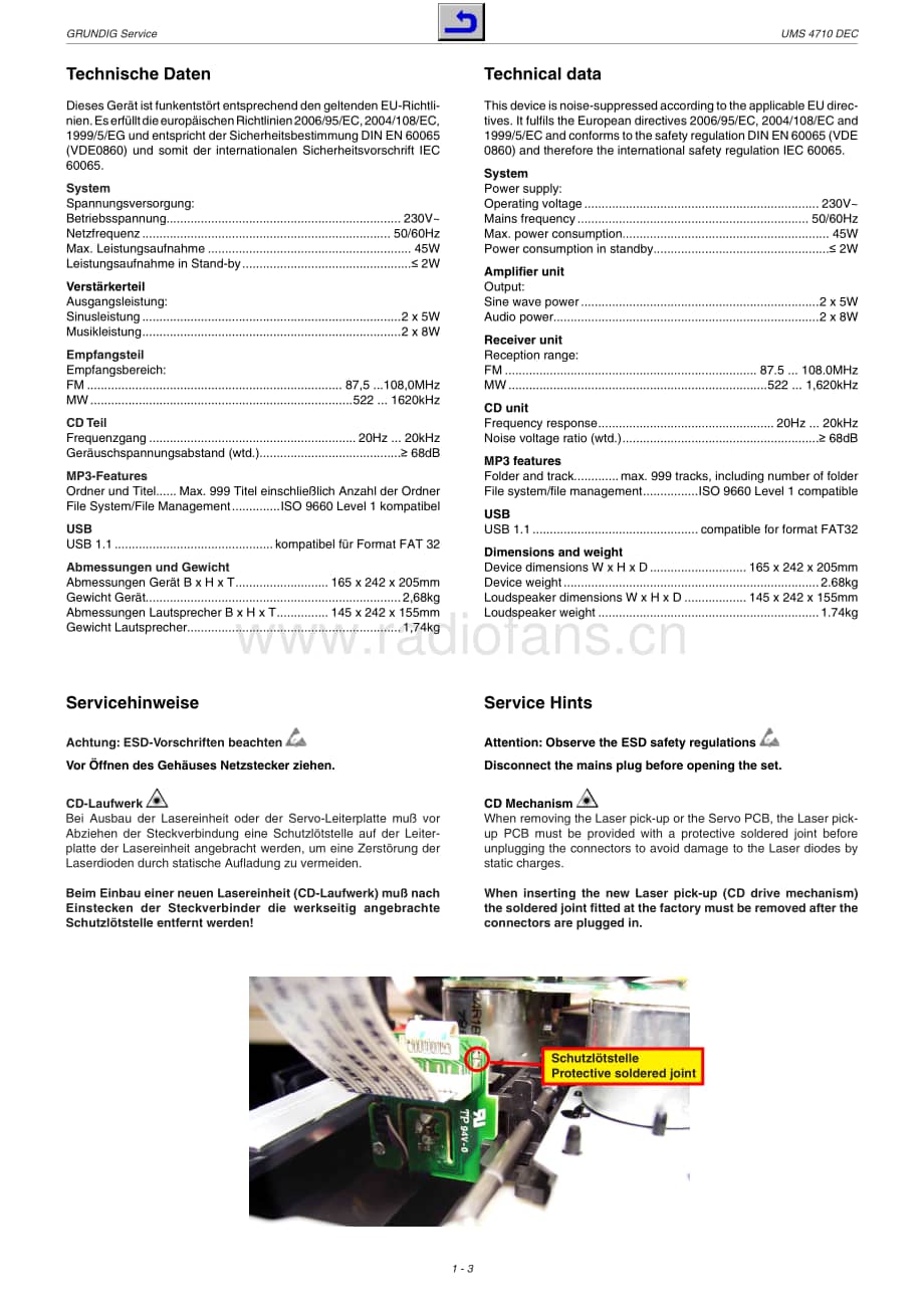 GrundigUMS4710DEC 维修电路图、原理图.pdf_第3页