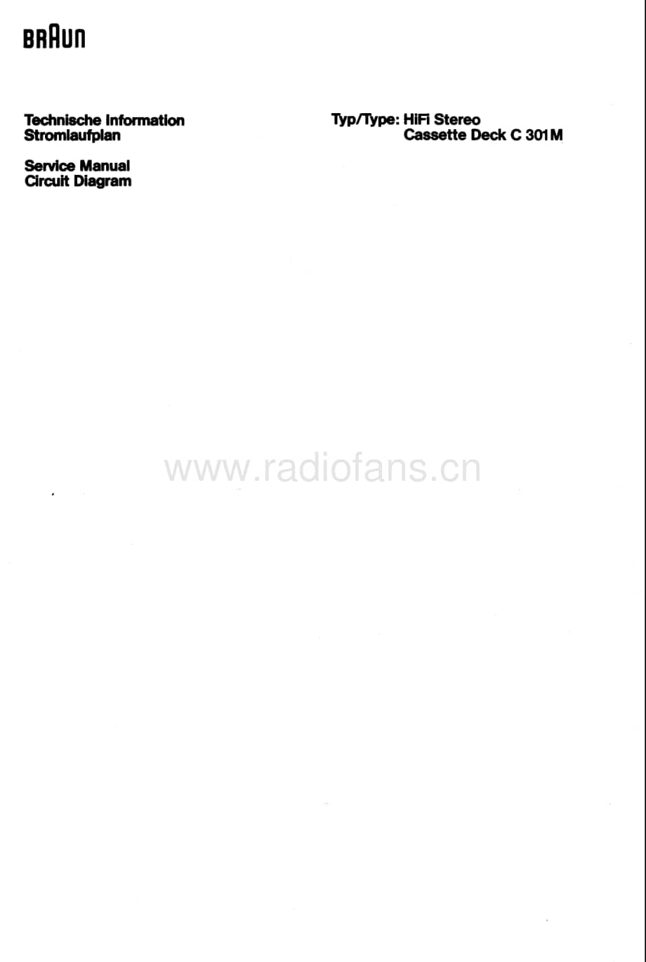 BraunC301MServiceManual电路原理图.pdf_第1页