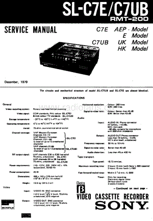 Sony_SLC7 电路图 维修原理图.pdf