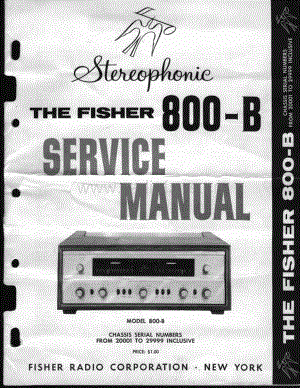 Fisher800BServiceManual2000129999电路原理图 维修电路图 原理图.pdf