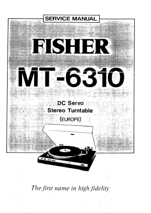 FisherMT6310ServiceManual 电路原理图.pdf