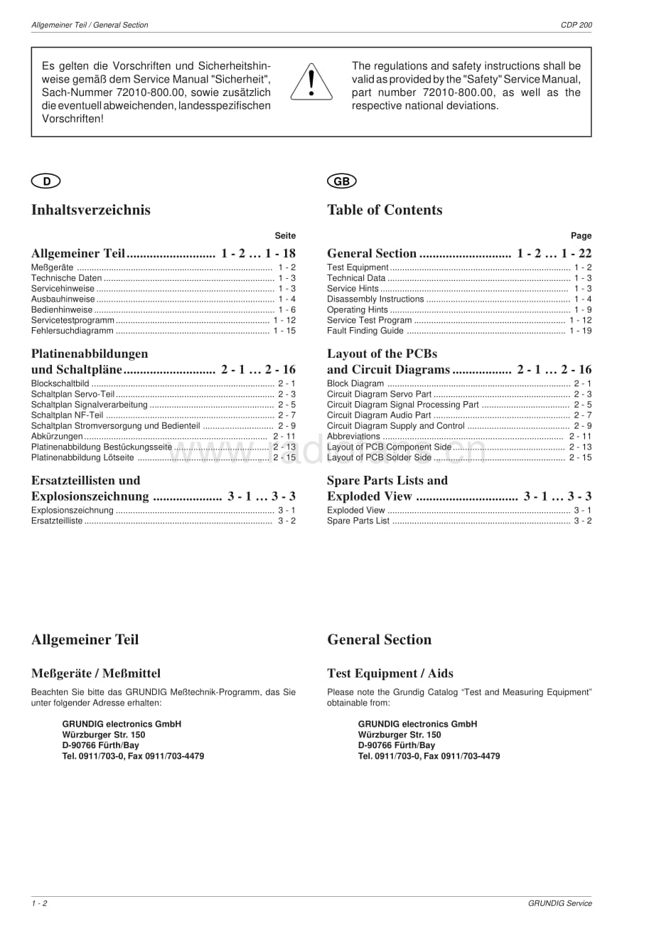 GrundigCDP200 维修电路图、原理图.pdf_第2页