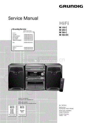 GrundigM48DC 维修电路图、原理图.pdf