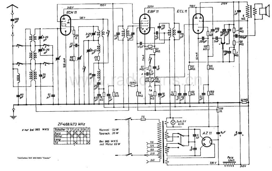 TelefunkenWKSCondor965WK维修电路图、原理图.pdf_第1页