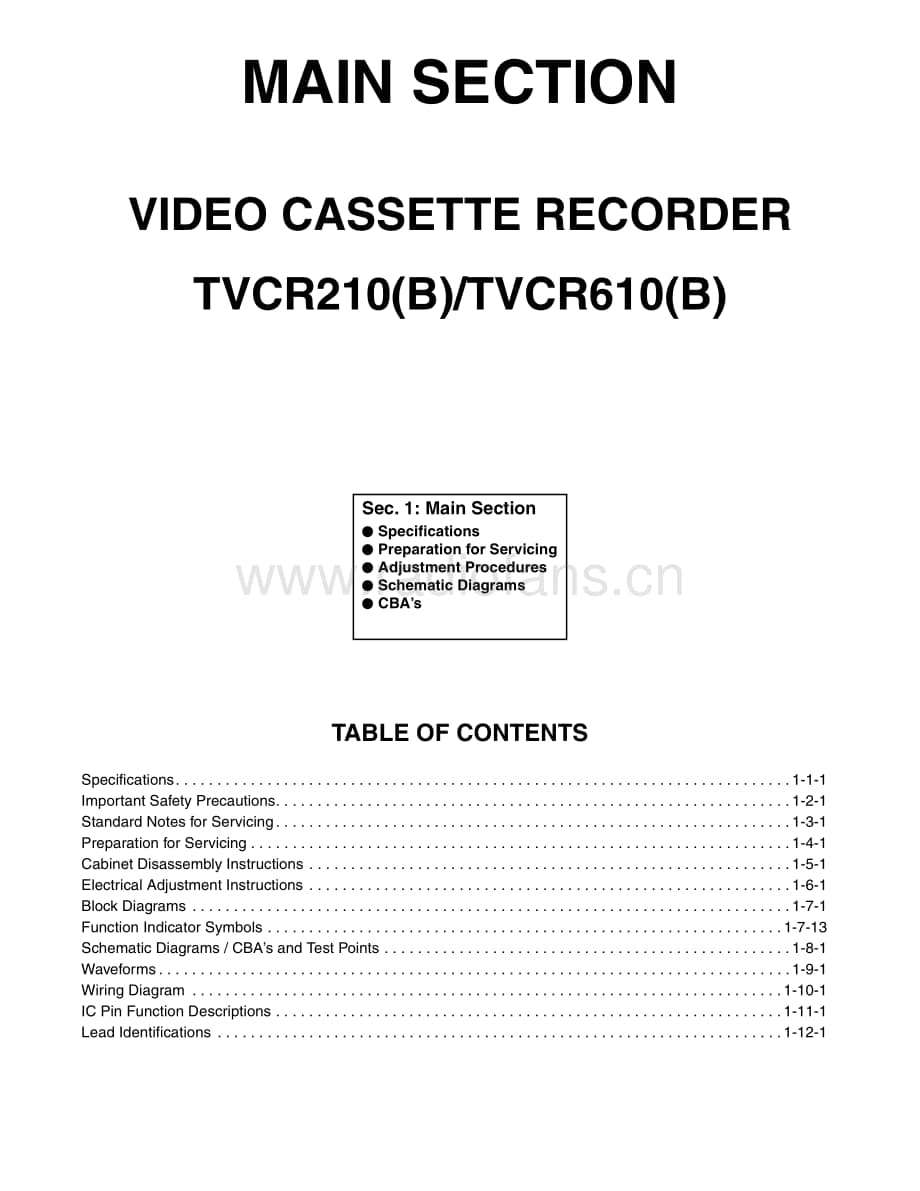 TelefunkenTVCR210ATVCR610AServiceManual(1)电路原理图维修电路图、原理图.pdf_第2页