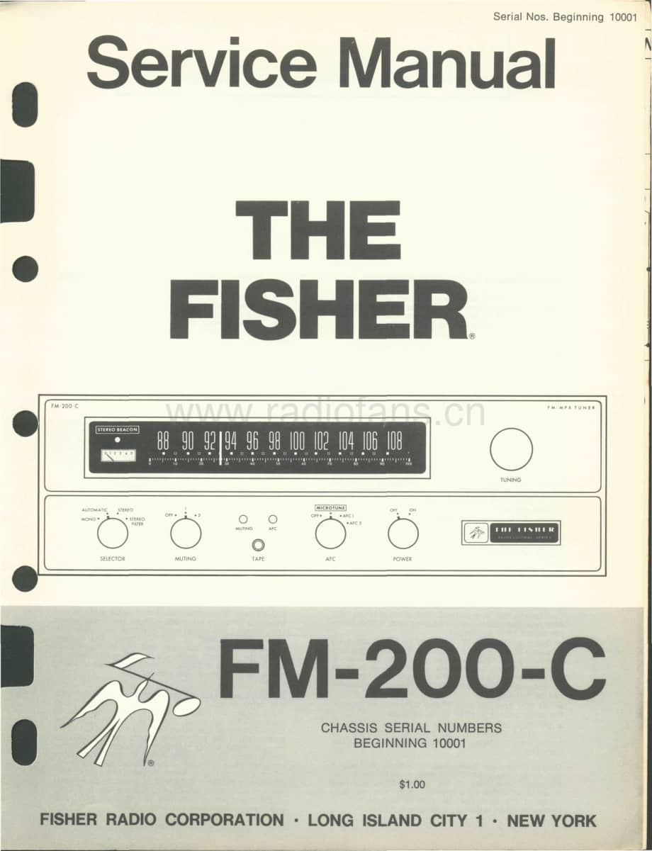 FisherFM200CServiceManual 电路原理图.pdf_第1页