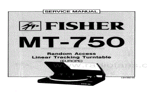 FisherMT750ServiceManual 电路原理图.pdf