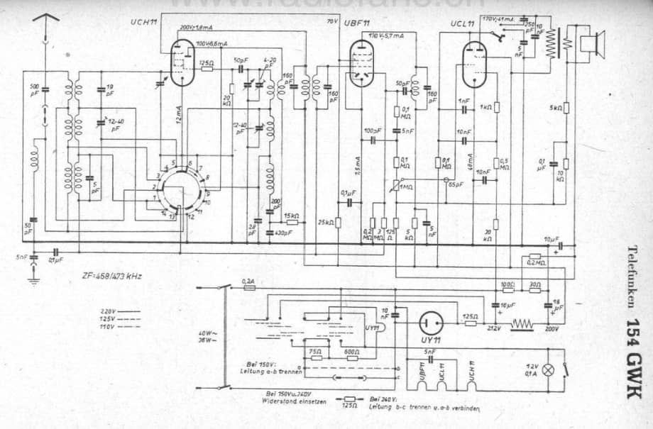 Telefunken154GWK维修电路图、原理图.pdf_第1页