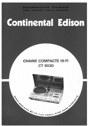 ContinentalEdisonCT9030 维修电路图 原理图.pdf