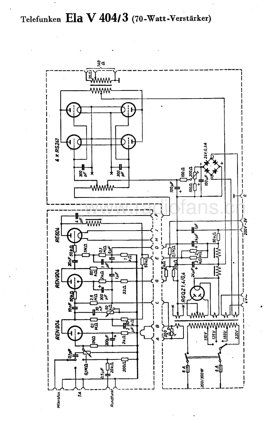 TelefunkenElaV4043维修电路图、原理图.pdf_第1页