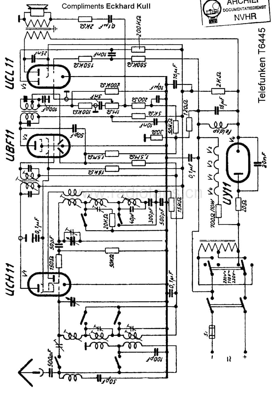 Telefunken_6445GWK 维修电路图 原理图.pdf_第1页